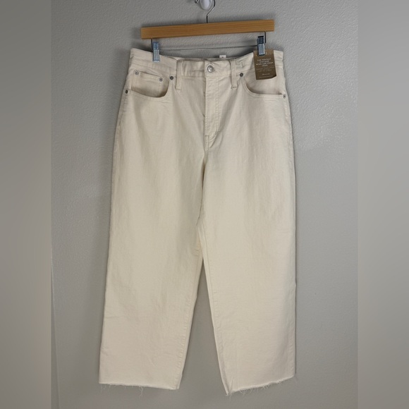 Madewell Women's The Perfect Vintage Wide-Leg Crop Jean Vintage Canvas 31 - Picture 6 of 14